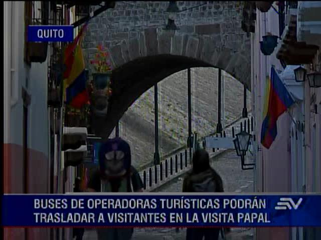 Quito espera la llegada de 30 mil turistas nacionales y extranjeros por visita papal