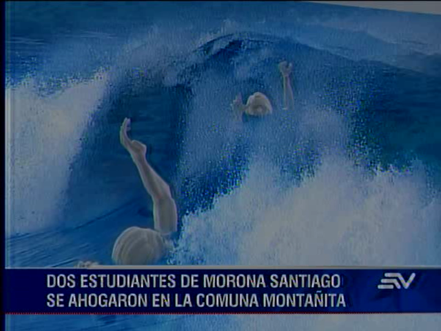 Dos estudiantes de Morona Santiago se ahogaron en Montañita
