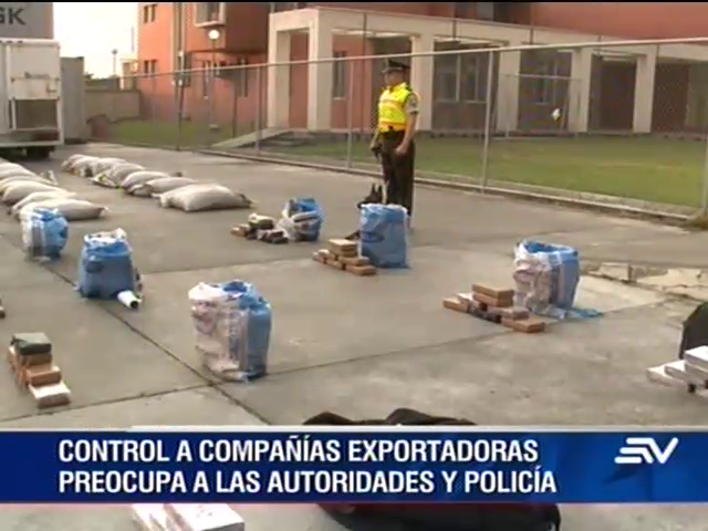 Policía decomisa un cargamento de droga que iba a ser enviado a México