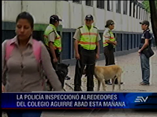 Comenzaron los operativos antidrogas en colegios de Guayaquil