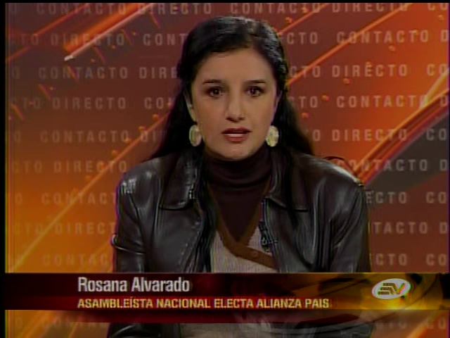 Rossana Alvarado: Dentro de Alianza PAIS hay que interponer la estabilidad de un proyecto político