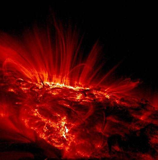 Imagen ilustrativa: Explosión solar.