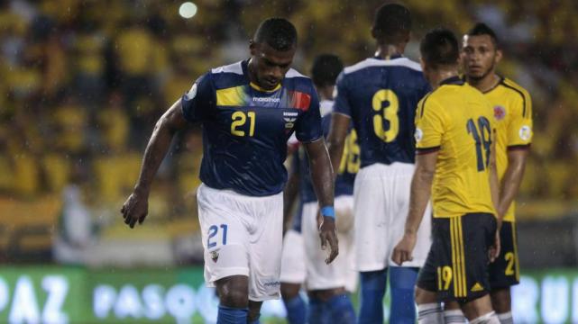 Ecuador con dos bajas para jugar con Bolivia