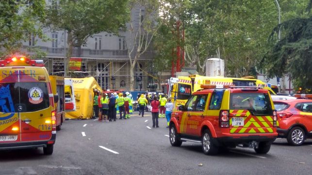 Un muerto en un derrumbe en las obras del hotel Ritz de Madrid