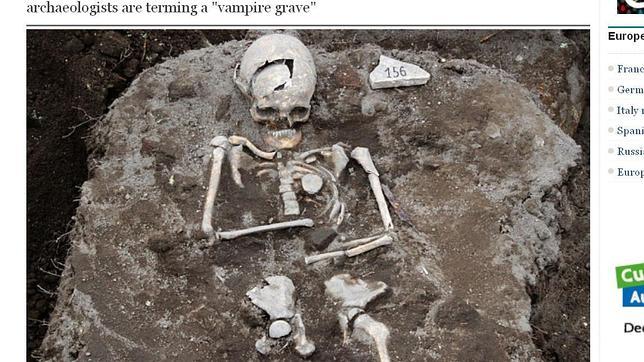 Arqueólogos encuentran tumba de un &quot;vampiro&quot; en Bulgaria