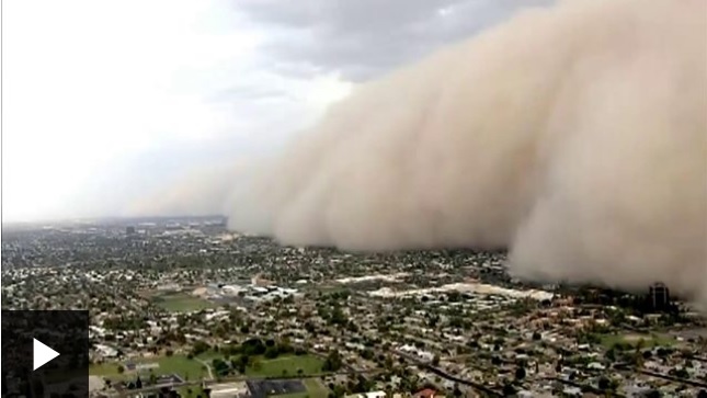 La gigantesca tormenta de arena que cubrió Phoenix, EEUU