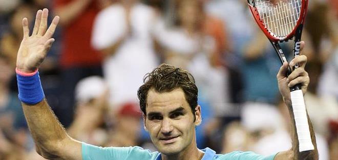 Federer mostró su maestría y alcanza los octavos del US Open