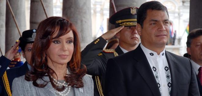 Correa augura nuevo triunfo del kirchnerismo en las elecciones de Argentina