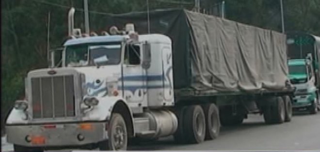 Paro de 8 mil transportistas de Nariño afecta a transportistas de Ecuador
