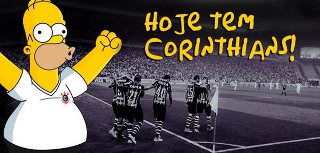 Homero Simpson se suma al Corinthians ¡Ouch!