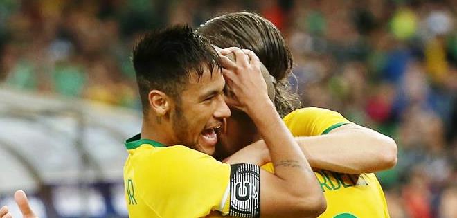 Brasil, con cuatro de Neymar, derrota a Japón