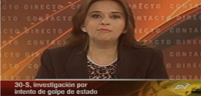 Carrillo habla de la investigación por intento de golpe de estado del 30-S