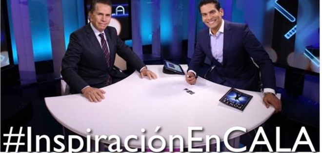 Cala dialogó con don Alfonso a quien llamó “insignia del periodismo ecuatoriano”
