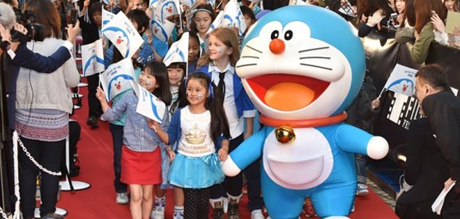 El gato cósmico Doraemon ayuda al deshielo de relaciones entre China y Japón