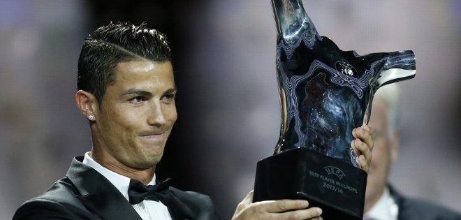 Cristiano Ronaldo, mejor jugador europeo del año