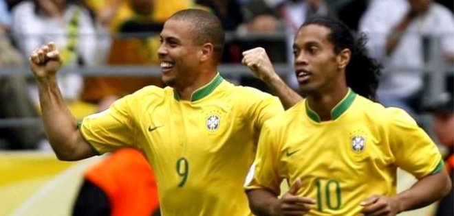 Ronaldinho y Ronaldo... como los extraña la &quot;Canarinha&quot;