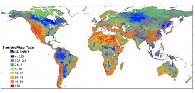 Mapa: las reservas de agua dulce alrededor del mundo