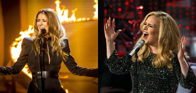 Celine Dion canta &#039;Hello&#039; de Adele en fiesta de Año Nuevo
