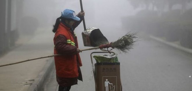 La contaminación del aire en Pekín, a más del doble del objetivo nacional