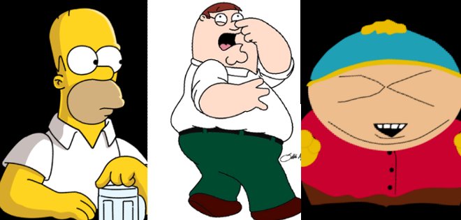 Homero, Cartman y Peter Griffin consolidan el éxito de animación para adultos