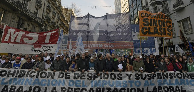 Argentina: nueva huelga nacional demanda mejoras salariales