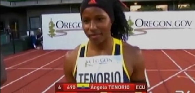Angela Tenorio obtuvo plata en Oregon