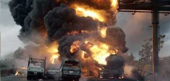 Treinta y siete muertos en el incendio de un camión cisterna en Nigeria