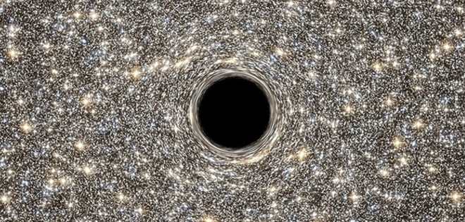 Astrónomos descubren enorme agujero negro en pequeña galaxia