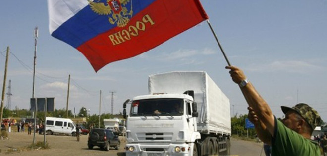Un segundo convoy humanitario ruso entregó ayuda a Ucrania