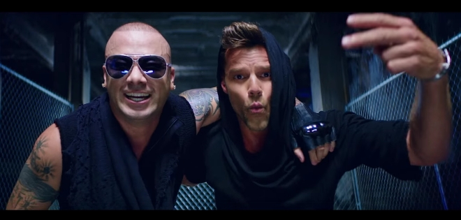 Ricky Martin y Wisin estrenaron videoclip juntos
