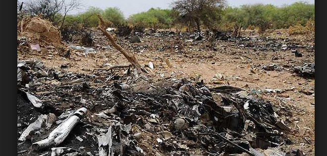 Las cajas negras del avión de Air Algérie accidentado en Malí se enviarán a Francia