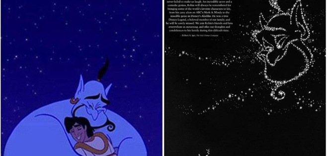 El conmovedor homenaje de Disney a Robin Williams
