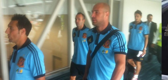 Selección de fútbol española arribó a Guayaquil para jugar &quot;El Partido del Siglo&quot;