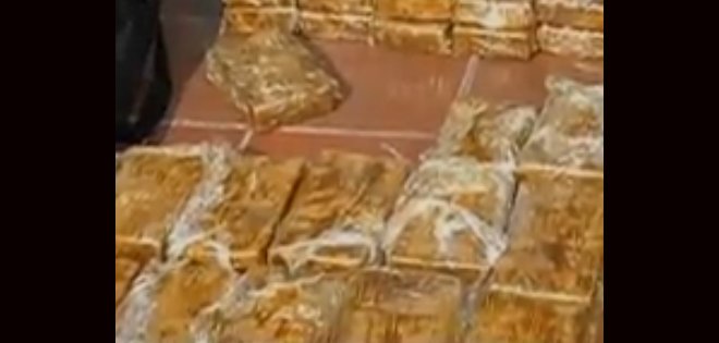 Decomisan 100 kilogramos de cocaína en el norte de Guayaquil