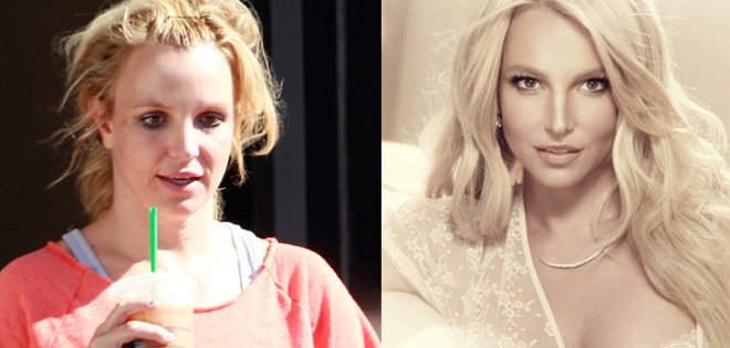 Acusan a Britney Spears de usar photoshop en nueva campaña