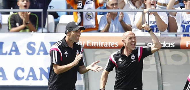 Zidane gana su primer partido como entrenador del Real Madrid Castilla