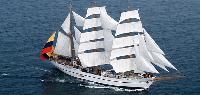 El buque Escuela Guayas comienza su última travesía del año