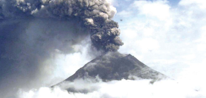 El volcán Tungurahua aumenta su actividad