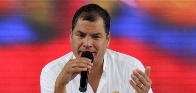 Correa asegura que la economía creció 4,9 % en primer trimestre 2014