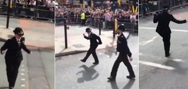 (VIDEO) El viral baile una policía en el Orgullo Gay de Manchester