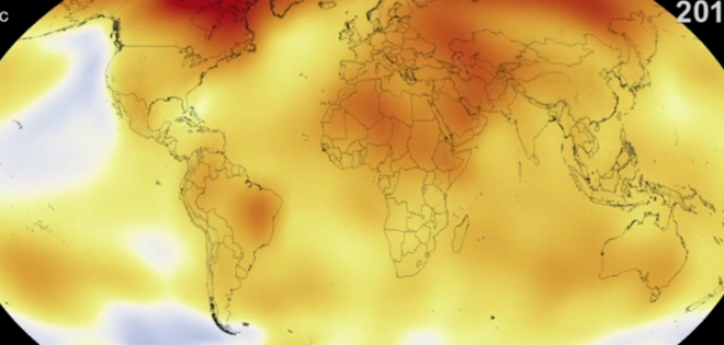 Año 2014 fue el más caluroso registrado hasta ahora