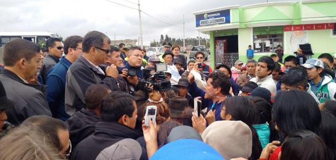 El presidente Correa defendió estado de excepción por el volcán Cotopaxi