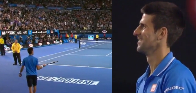 (VIDEO) Que alguien le diga a Djokovic que ya ganó el set
