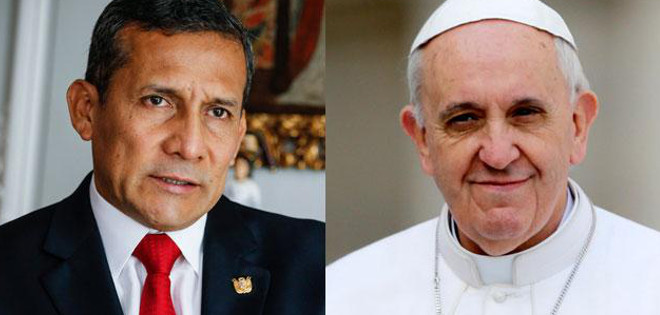 El papa y Humala coinciden en parar &quot;el descarte&quot; a mayores, niños y jóvenes