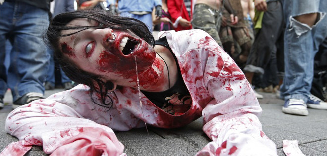 Miles de zombies salieron a la calle