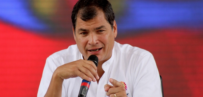 Correa dice que reelección en 2017 será un &quot;último recurso&quot;