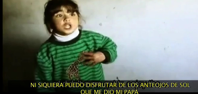 Video: Una niña palestina se pregunta por qué Israel destruye sus juguetes y sus cosas