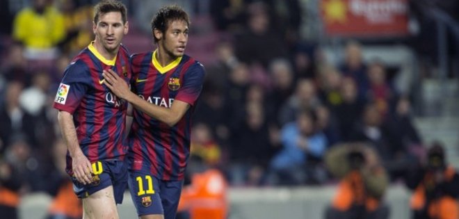 Duelo de cascaritas: Messi vs Neymar
