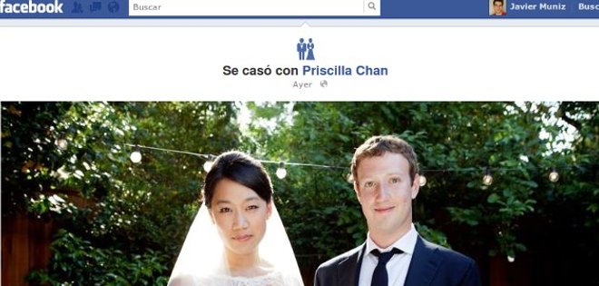 Facebook y el &#039;marketing&#039; del matrimonio