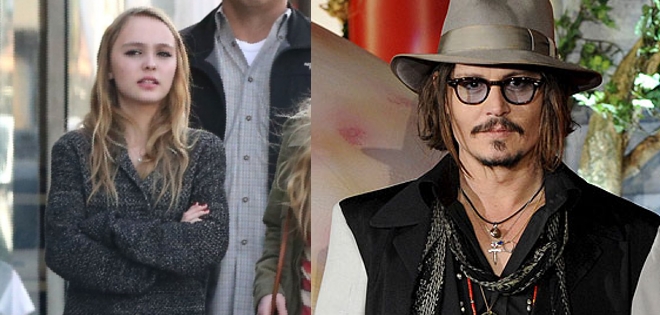 Johnny Depp compartirá pantalla con su hija de 15 años